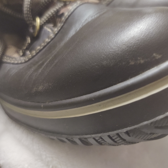 COACH, Leather and waterproof canvas boots 8.5 - Picture 5 of 9